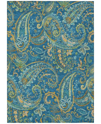 Addison Chantille Machine Washable Acn533 10'x14' Area Rug In Navy