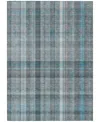 Addison Chantille Machine Washable Acn534 5'x7'6 Area Rug In Ocean