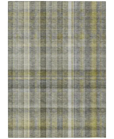 Addison Chantille Machine Washable Acn534 9'x12' Area Rug In Gray