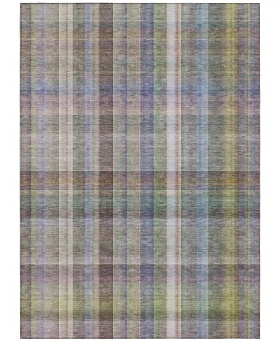 Addison Chantille Machine Washable Acn534 9'x12' Area Rug In Gray,multi