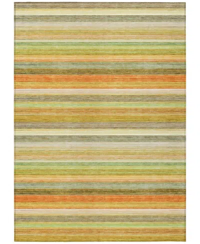 Addison Chantille Machine Washable Acn535 10'x14' Area Rug In Yellow