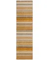 Addison Chantille Machine Washable Acn535 2'3x7'6 Runner Area Rug In Paprika