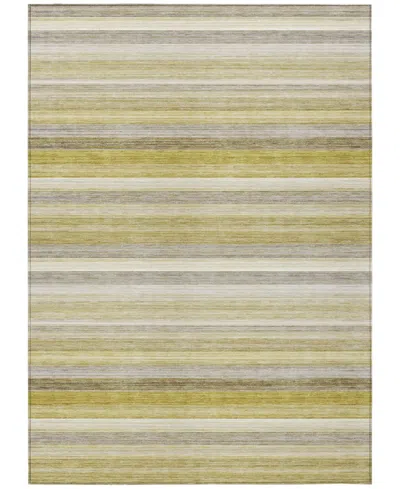 Addison Chantille Machine Washable Acn535 3'x5' Area Rug In Wheat