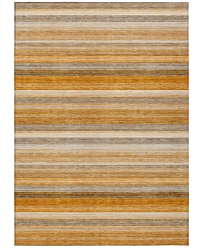 Addison Chantille Machine Washable Acn535 8'x10' Area Rug In Brown