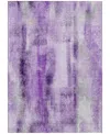Addison Chantille Machine Washable Acn537 2'6x3'10 Area Rug In Purple