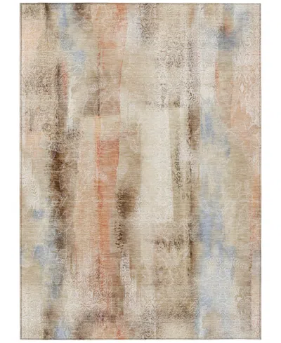 Addison Chantille Machine Washable Acn537 5'x7'6 Area Rug In Beige
