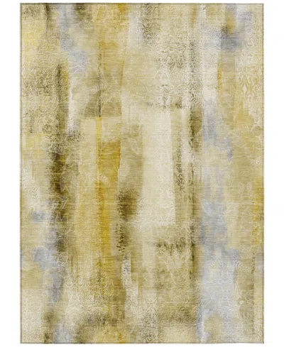 Addison Chantille Machine Washable Acn537 5'x7'6 Area Rug In Taupe