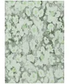 Addison Chantille Machine Washable Acn538 3'x5' Area Rug In Lime