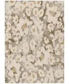 Addison Chantille Machine Washable Acn538 8'x10' Area Rug In Khaki