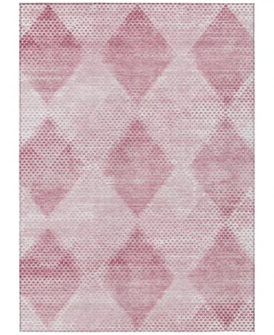 Addison Chantille Machine Washable Acn539 10'x14' Area Rug In Pink