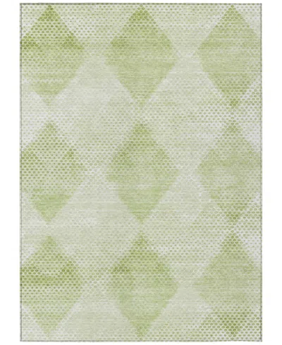 Addison Chantille Machine Washable Acn539 10'x14' Area Rug In Green