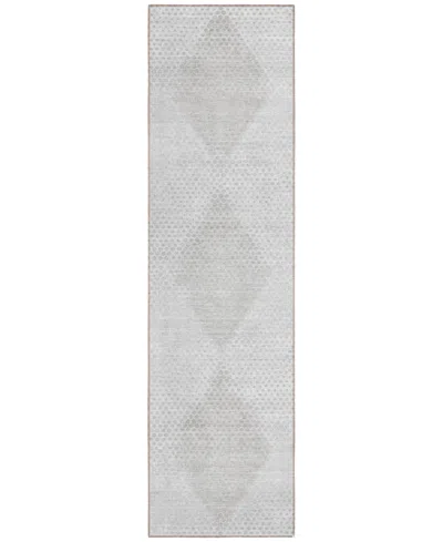 Addison Chantille Machine Washable Acn539 2'3x7'6 Runner Area Rug In Ivory