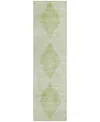 Addison Chantille Machine Washable Acn539 2'3x7'6 Runner Area Rug In Mint