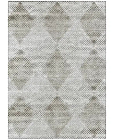 Addison Chantille Machine Washable Acn539 2'6x3'10 Area Rug In Gray