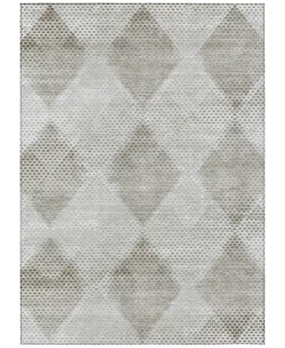 Addison Chantille Machine Washable Acn539 3'x5' Area Rug In Gray