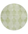 Addison Chantille Machine Washable Acn539 8'x8' Round Area Rug In Mint