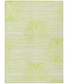 Addison Chantille Machine Washable Acn540 2'6x3'10 Area Rug In Green