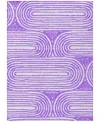 Addison Chantille Machine Washable Acn540 2'6x3'10 Area Rug In Purple