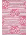 Addison Chantille Machine Washable Acn540 3'x5' Area Rug In Rose