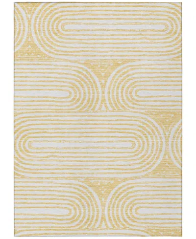 Addison Chantille Machine Washable Acn540 9'x12' Area Rug In Brown