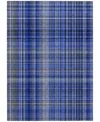 Addison Chantille Machine Washable Acn541 3'x5' Area Rug In Navy