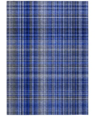 Addison Chantille Machine Washable Acn541 3'x5' Area Rug In Navy