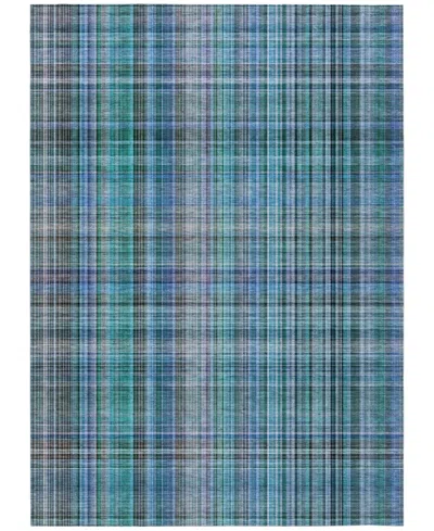 Addison Chantille Machine Washable Acn541 3'x5' Area Rug In Ocean