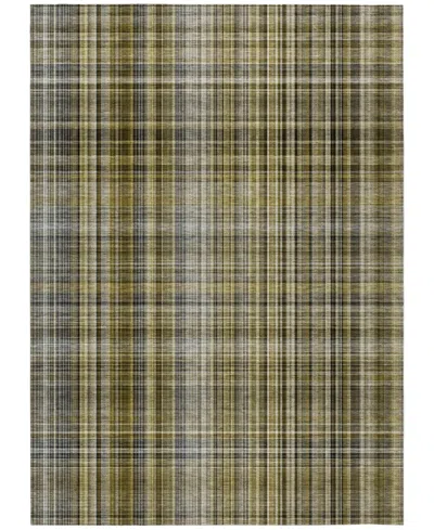 Addison Chantille Machine Washable Acn541 3'x5' Area Rug In Taupe
