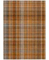 Addison Chantille Machine Washable Acn541 3'x5' Area Rug In Terracotta
