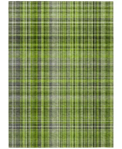 Addison Chantille Machine Washable Acn541 9'x12' Area Rug In Green