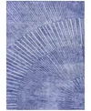 Addison Chantille Machine Washable Acn542 9'x12' Area Rug In Navy