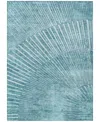 Addison Chantille Machine Washable Acn542 9'x12' Area Rug In Ocean