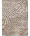 Addison Chantille Machine Washable Acn542 9'x12' Area Rug In Taupe