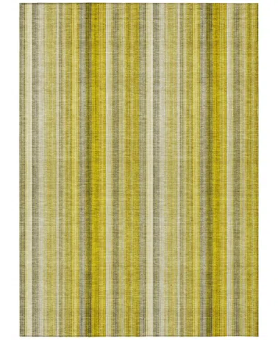 Addison Chantille Machine Washable Acn543 10'x14' Area Rug In Gold
