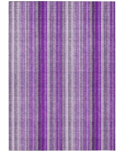Addison Chantille Machine Washable Acn543 10'x14' Area Rug In Purple