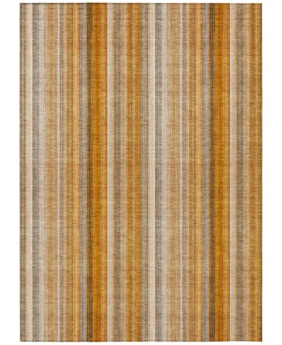 Addison Chantille Machine Washable Acn543 2'6x3'10 Area Rug In Paprika