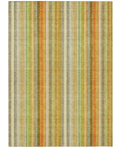 Addison Chantille Machine Washable Acn543 8'x10' Area Rug In Khaki