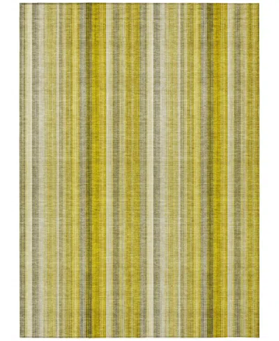 Addison Chantille Machine Washable Acn543 9'x12' Area Rug In Gold