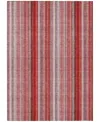 Addison Chantille Machine Washable Acn543 10'x14' Area Rug In Red
