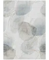Addison Chantille Machine Washable Acn544 2'6x3'10 Area Rug In Ivory