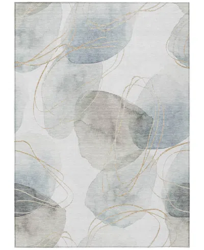 Addison Chantille Machine Washable Acn544 8'x10' Area Rug In Ivory