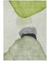 Addison Chantille Machine Washable Acn547 2'6x3'10 Area Rug In Green