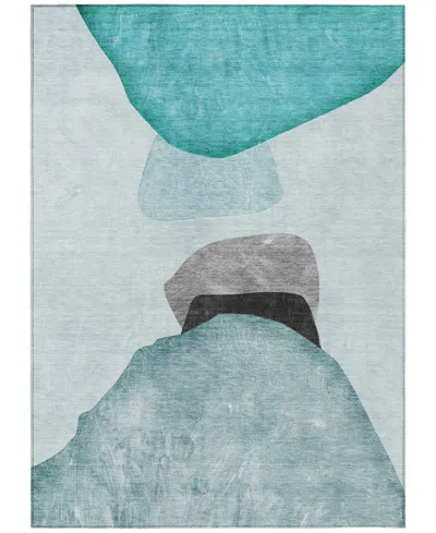 Addison Chantille Machine Washable Acn547 3'x5' Area Rug In Ocean