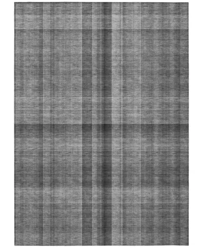Addison Chantille Machine Washable Acn548 10'x14' Area Rug In Gray