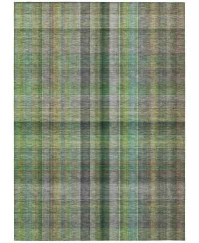 Addison Chantille Machine Washable Acn548 2'6x3'10 Area Rug In Green