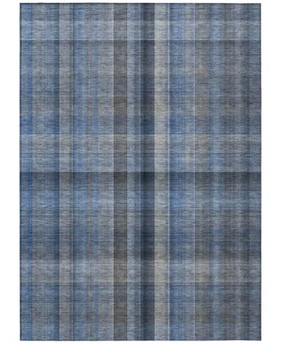 Addison Chantille Machine Washable Acn548 9'x12' Area Rug In Blue