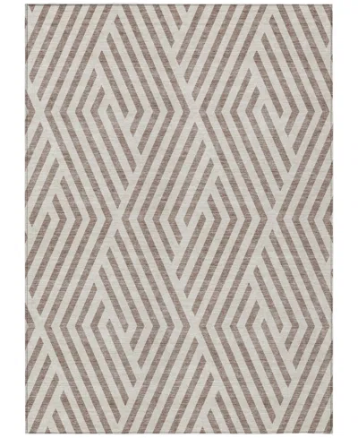 Addison Chantille Machine Washable Acn550 10'x14' Area Rug In Taupe
