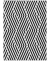 Addison Chantille Machine Washable Acn550 2'6x3'10 Area Rug In Black