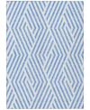 Addison Chantille Machine Washable Acn550 2'6x3'10 Area Rug In Denim