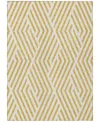 Addison Chantille Machine Washable Acn550 2'6x3'10 Area Rug In Gold